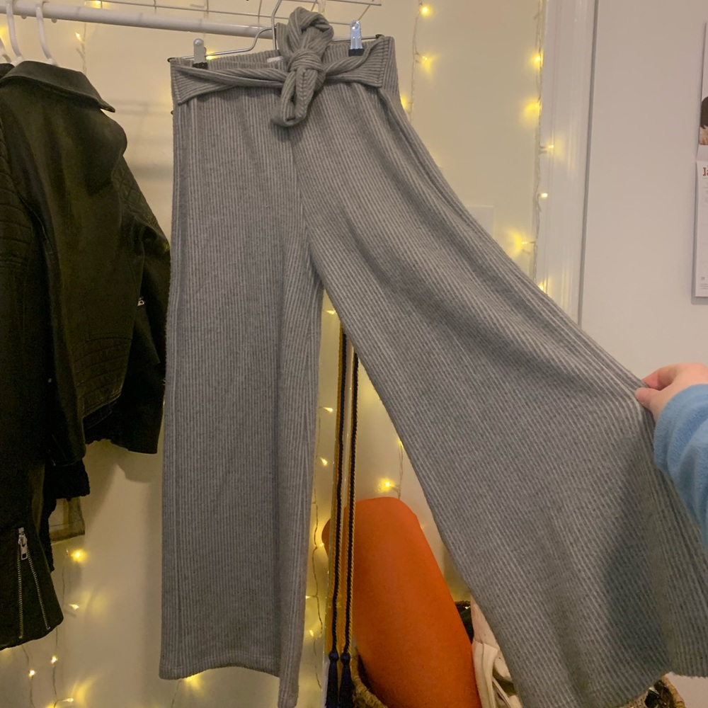 Urban outfitters gray soft ribbed pants size small